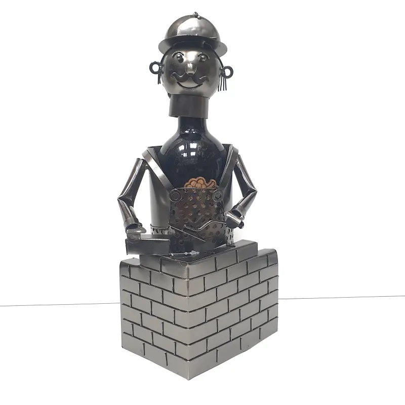 Zidar, suport din metal pentru stical, 18x35 cm